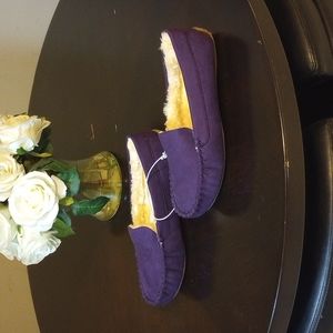 Comfy fur lined Moccasin style sz10